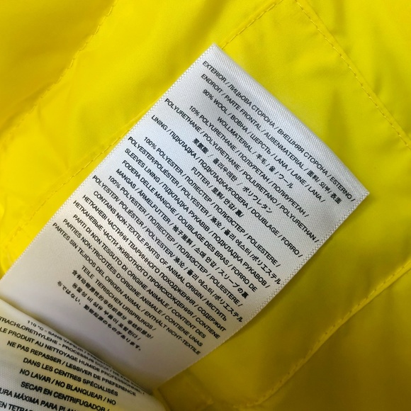 Ienki Ienki Grey Check Down Woolmark Mac Coat - Picture 11 of 12